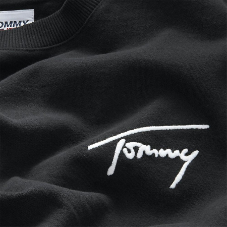 Bluza Barbati, Tommy Hilfiger, Logo Brodat, Negru, M [4]