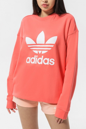 Bluza Dama, Adidas Originals, Roz, Bumbac, Logo Printat [2]