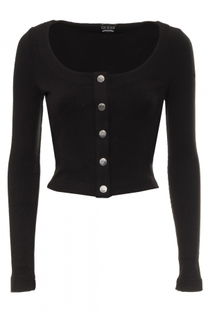 Bluza Dama, Guess, Butoni, Negru [4]