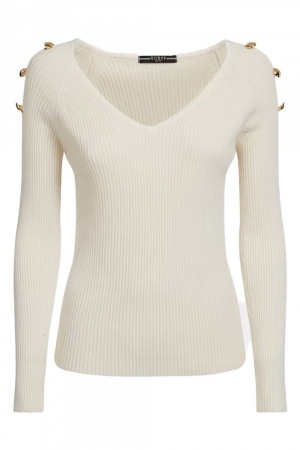 Bluza Dama, Guess, V-Neck, Casual