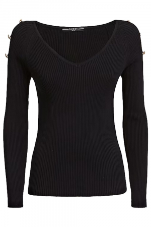 Bluza Dama, Guess, V-Neck, Casual