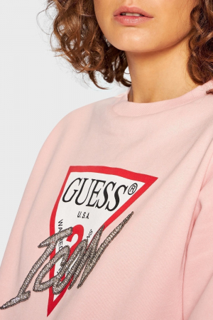 Bluza Dama, Guess, Icon, Roz, Bumbac, M [3]