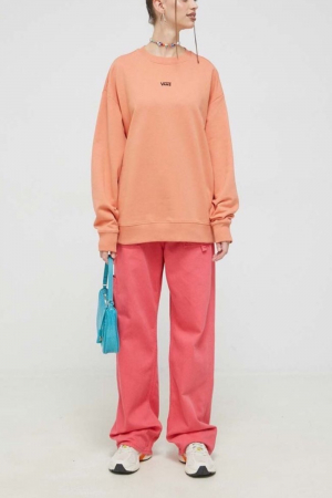 Bluza Dama, Vans, Portocaliu Pal, Bumbac, Mini Logo [2]