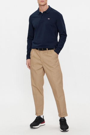 Bluza polo bărbați, Tommy Jeans, Albastru închis, Logo [3]