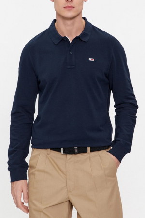 Bluza polo bărbați, Tommy Jeans, Albastru închis, Logo [1]