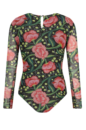 Body Dama, Desigual, Multicolor, Print Floral, Slim Fit [5]