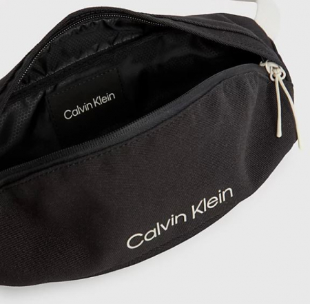 Borseta Unisex, Calvin Klein, Impermeabil, Negru, Logo printat [5]