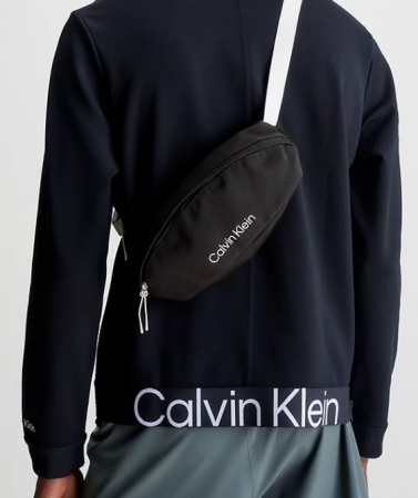 Borseta Unisex, Calvin Klein, Impermeabil, Negru, Logo printat [3]