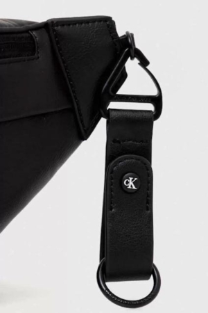 Borseta Unisex, Calvin Klein Jeans, Negru, Piele ecologică, Logo [4]