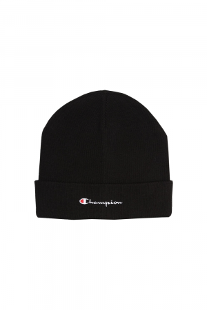 Caciula Unisex, Champion, Negru, Logo Brodat, One-Size