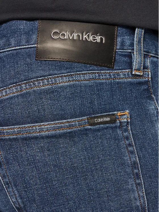 Calvin Klein, Blugi Bărbați, Slim Fit, Bleumarin, W33-L32 [3]