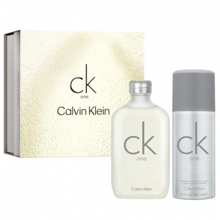Parfumuri - Calvin Klein, CK One, Set, Eau De Toilette 100 ML (EDT) + Deodorant spray 150 ML