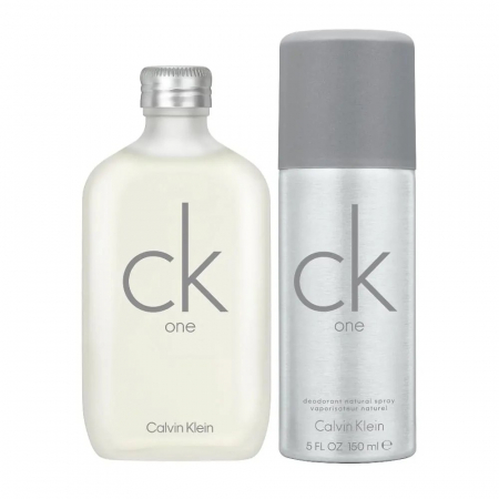 Calvin Klein, CK One, Set, Eau De Toilette 100 ml (EDT) + Deodorant spray 150 ml [1]