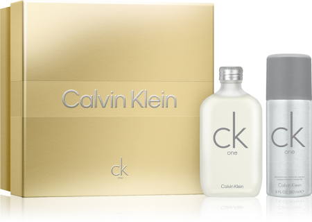 Parfumuri - Calvin Klein, CK One, Set Unisex, Eau De Toilette 100 ml (EDT) + Deodorant Spray 150 ml