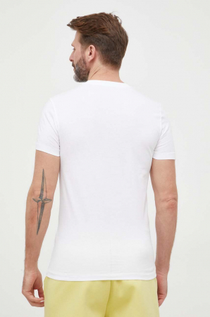 CALVIN KLEIN JEANS, Tricou Bărbați, Slim fit cu imprimeu logo, Alb, Bumbac [2]