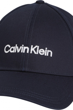 CALVIN KLEIN, Unisex, Sapca de bumbac organic cu logo brodat alb [2]