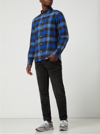 Camasa Barbati, Gant, Albastru, Bumbac, [3]