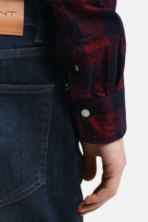 Camasa Barbati, Gant, Rosu de Burgundia, Bumbac [6]