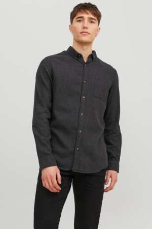 Camasa Barbati, Jack & Jones, Gri Inchis, Slim [1]