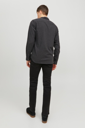 Camasa Barbati, Jack & Jones, Gri Inchis, Slim [2]