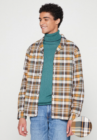 Camasa Barbati, Timberland, Carouri, Bumbac Organic, S