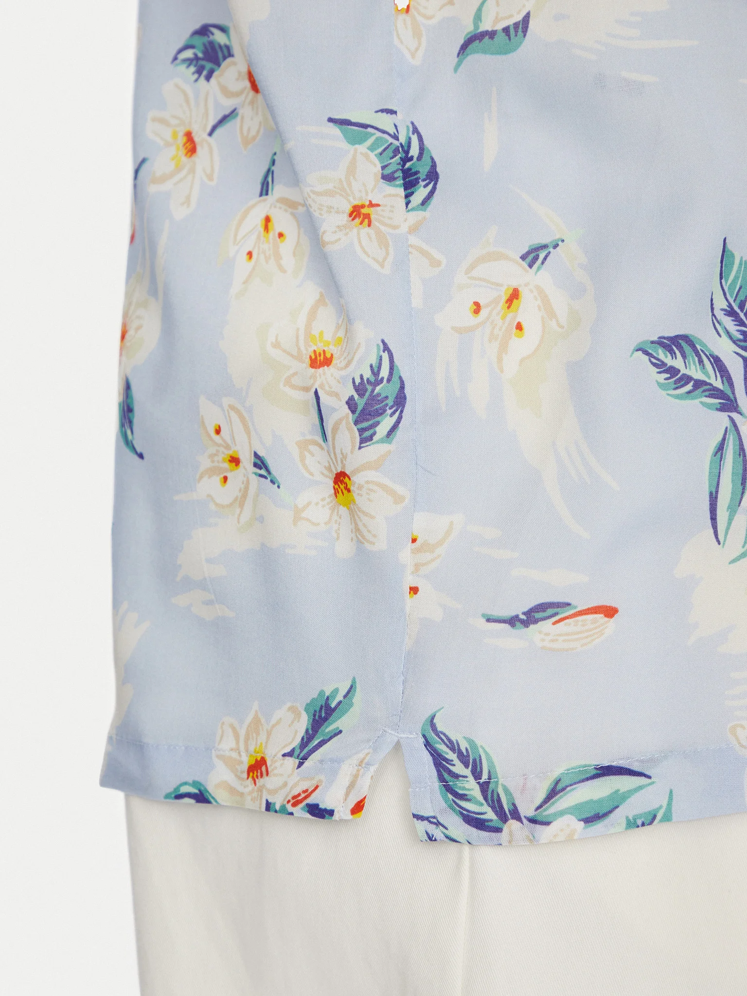 Camasa Barbati, Tommy Hilfiger, Imprimeu Floral, Albastru Deschis, Regular Fit [5]