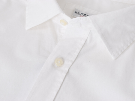 Camasa Barbati, U.S. Polo Assn., Bumbac, Alb, Slim Fit [2]