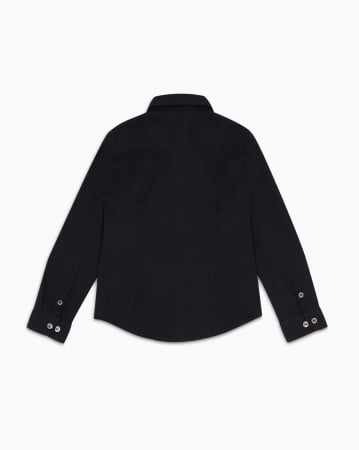 Cămașă Copii, Emporio Armani, Negru, Logo brodat, Bumbac [1]