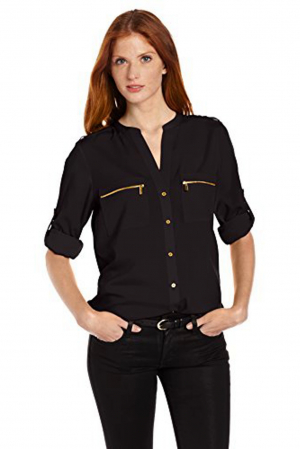 Camasa Dama, Calvin Klein, Negru, M [3]