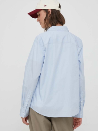 Camasa Dama, Tommy Hilfiger, Albastru Deschis, Bumbac Organic, Logo [2]