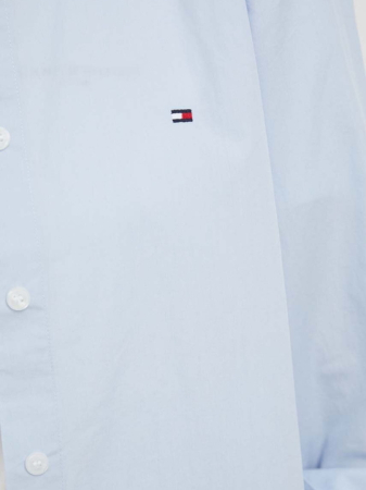 Camasa Dama, Tommy Hilfiger, Albastru Deschis, Bumbac Organic, Logo [5]