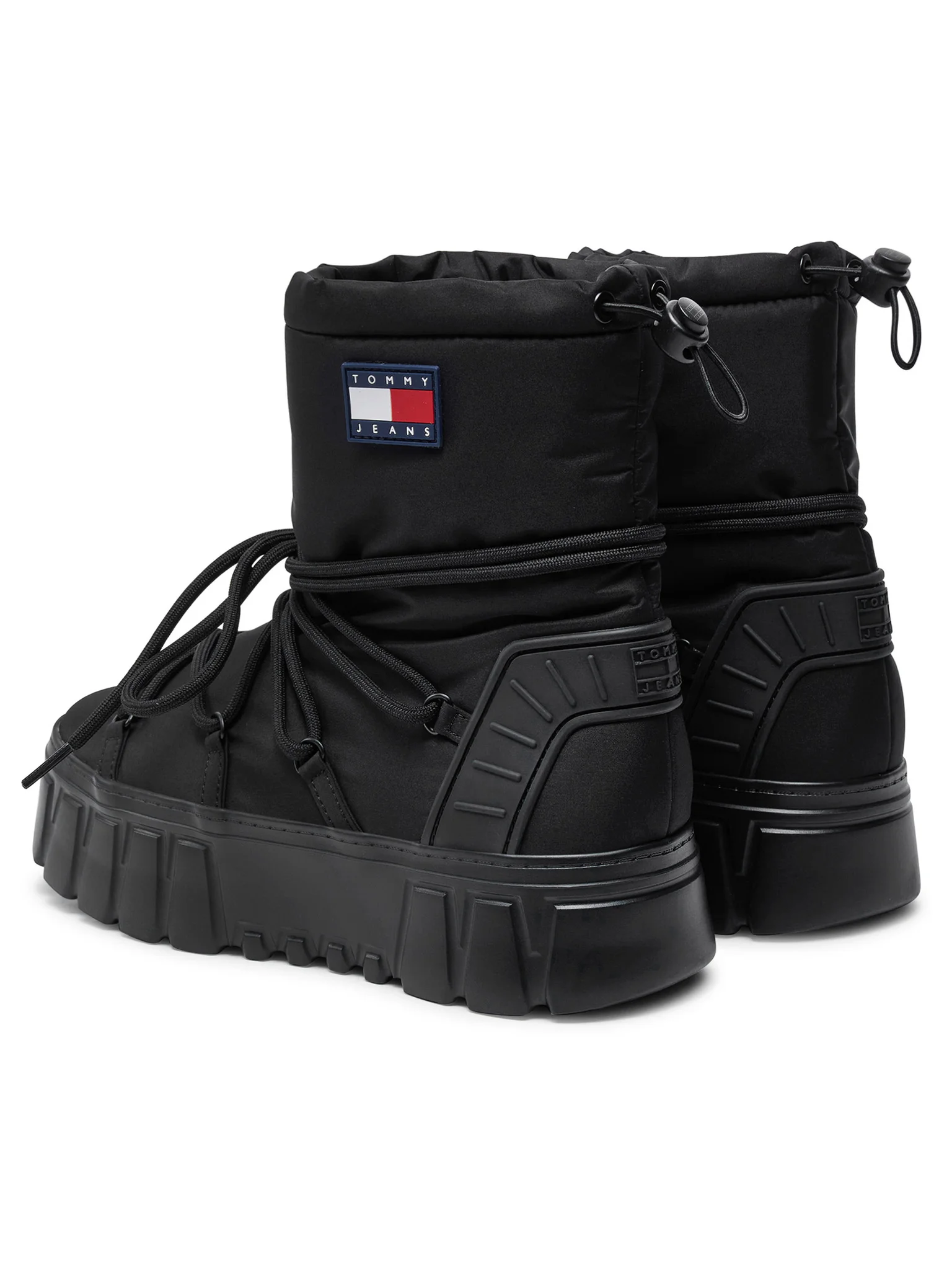 Cizme dama pentru zăpadă, Tommy Jeans, TJW Hybrid Boot, Negru [2]