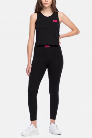 Colanti Dama, Fila, Logo, Negru, Bumbac, M [3]