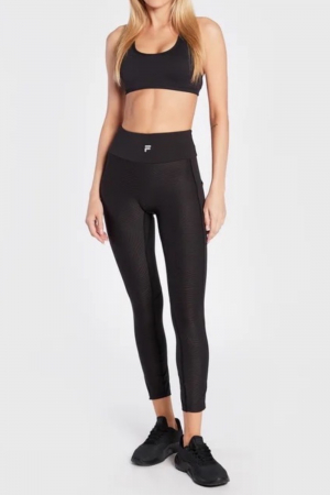 Colanti Dama, Fila, Negru, Slim Fit, Poliester, S INTL [2]