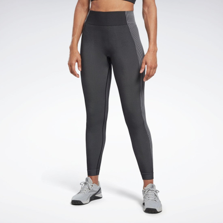 Colanti Dama, Reebok, Gri Închis, Yoga HR Seamless Tight [1]
