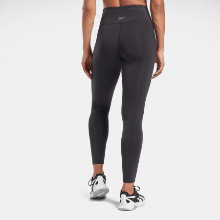 Colanti Dama, Reebok, Negru, LUX HR Tight, Talie Înaltă [2]