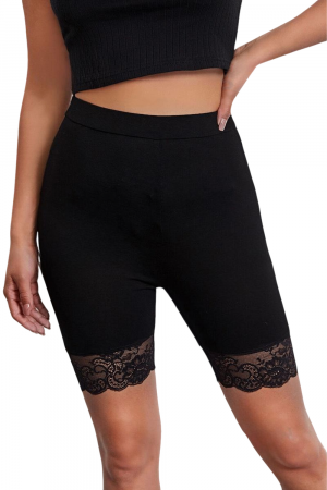 Colanti - Colanti scurti dama, Modelatori picioare si fese, Negru, Poliamida