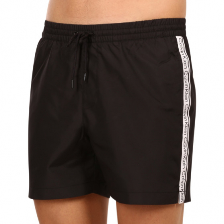 Costum de baie barbati, Calvin Klein, Poliester, Negru [4]