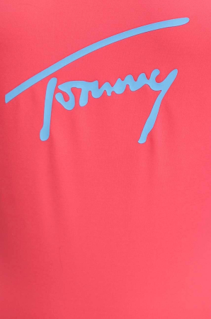 Costum de baie întreg, Tommy Jeans, Roz, Logo [4]