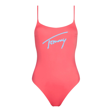Costume de baie - Costum de baie întreg, Tommy Jeans, Roz, Logo