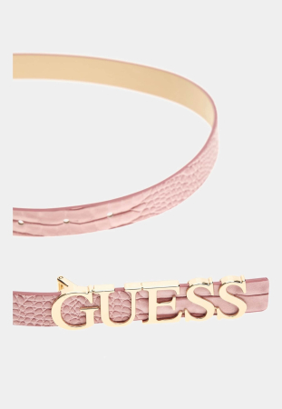 Curea Dama, Guess, Roz, Logo Metalic [1]