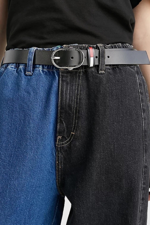 Curea Dama, Tommy Hilfiger, Piele naturală, Negru [2]