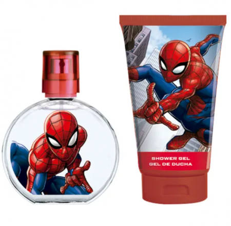 Spiderman, Disney, Set, Apa De Toaleta 50 ML + Gel De Duș 100 ML + Geanta Cosmetica [1]