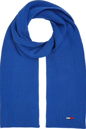 Fulare si Esarfe - Fular Bărbați, Tommy Hilfiger, Albastru, Logo Brodat