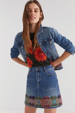 Fusta Dama, Desigual, Denim, Lausana [4]