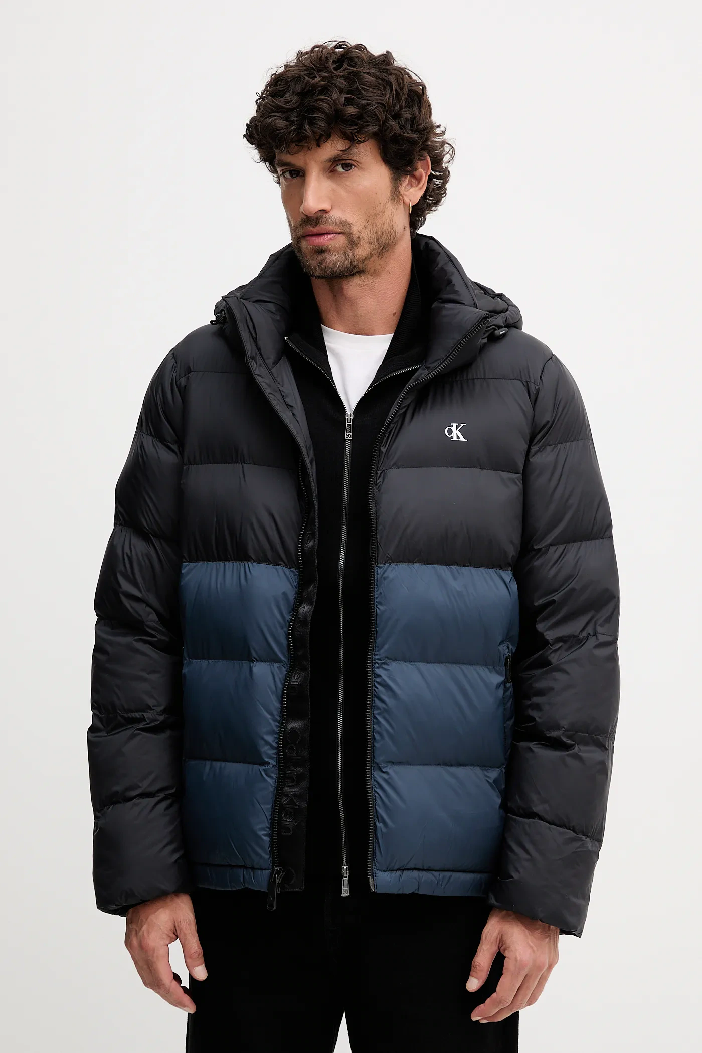 Geaca Barbati, Calvin Klein Jeans, Negru, Impermeabilă la vânt si apǎ [3]