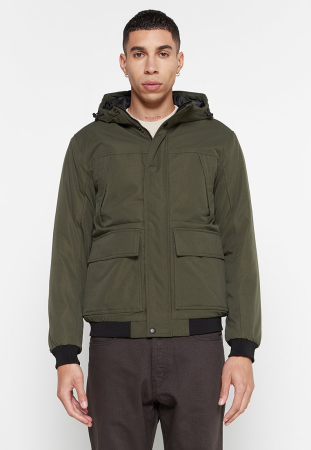 Geci - Geaca Barbati, Jack & Jones, Bomber, Verde