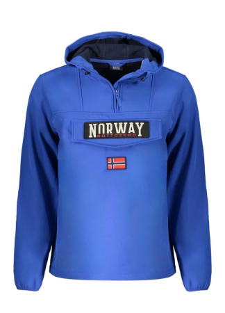 Geaca Barbati, Norway 1963, Buzunar mare central, Fermoar lateral, Logo Brodat