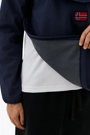 Geaca Bărbați, Norway, Albastru, Buzunar mare central si fermoar lateral [2]