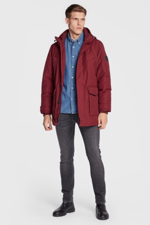 Geaca Barbati, Tommy Hilfiger, Burgundi, Umplutura cu puf de rata [3]